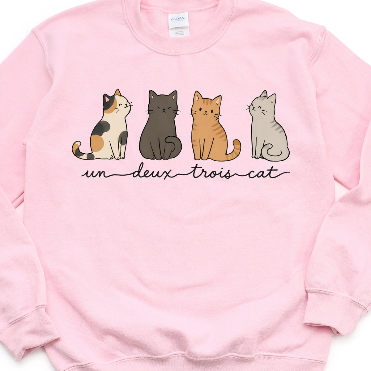 Un Deux Trois Cat Sweatshirt