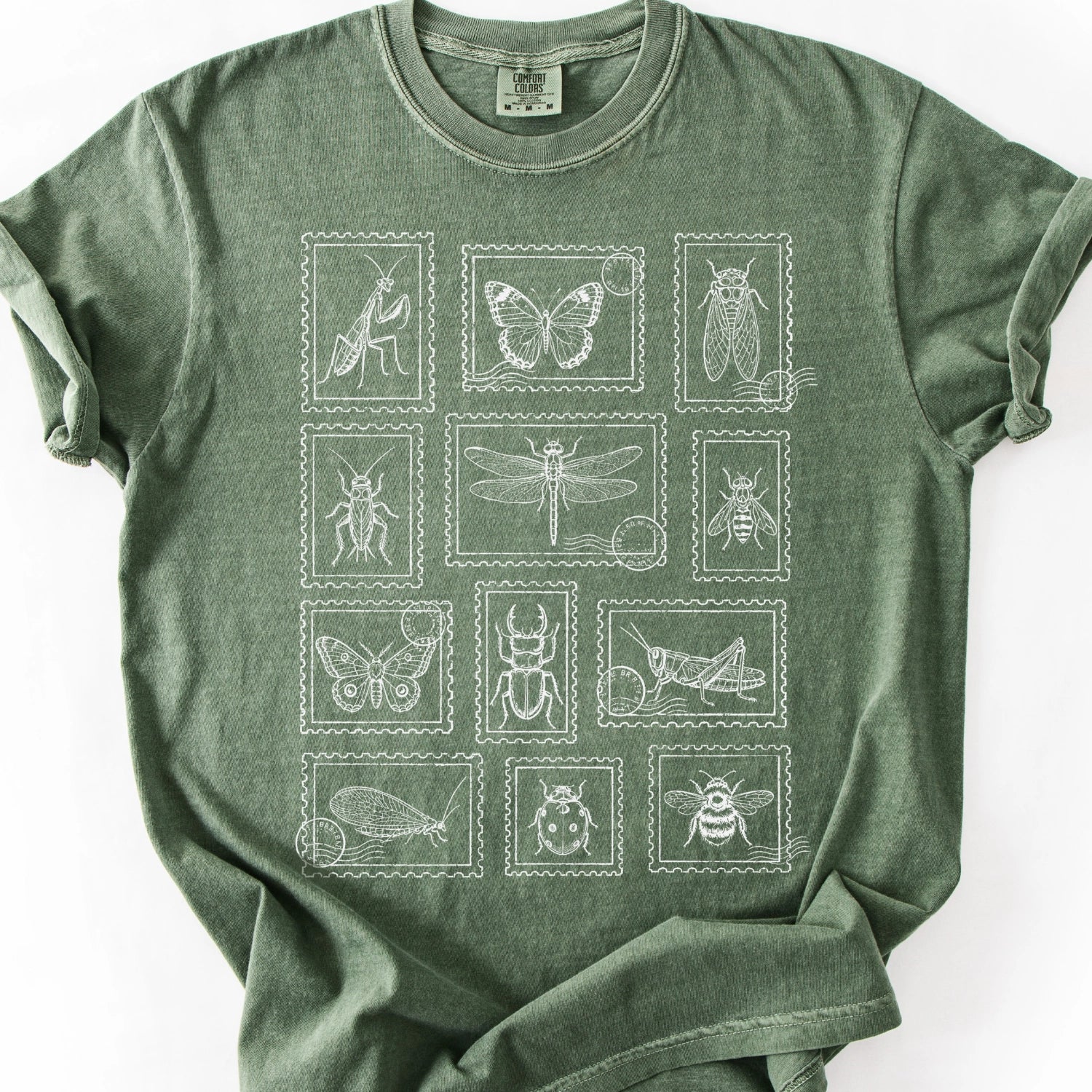 Bug Stamp Collage T-Shirt