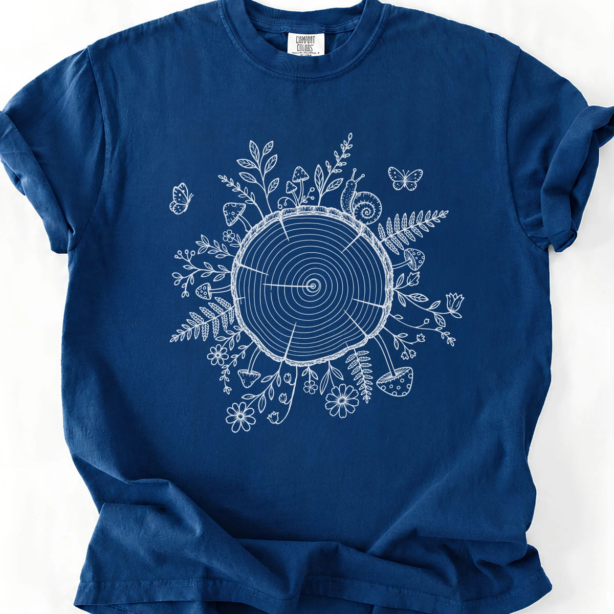 Tree Slice with Snail T-Shirt