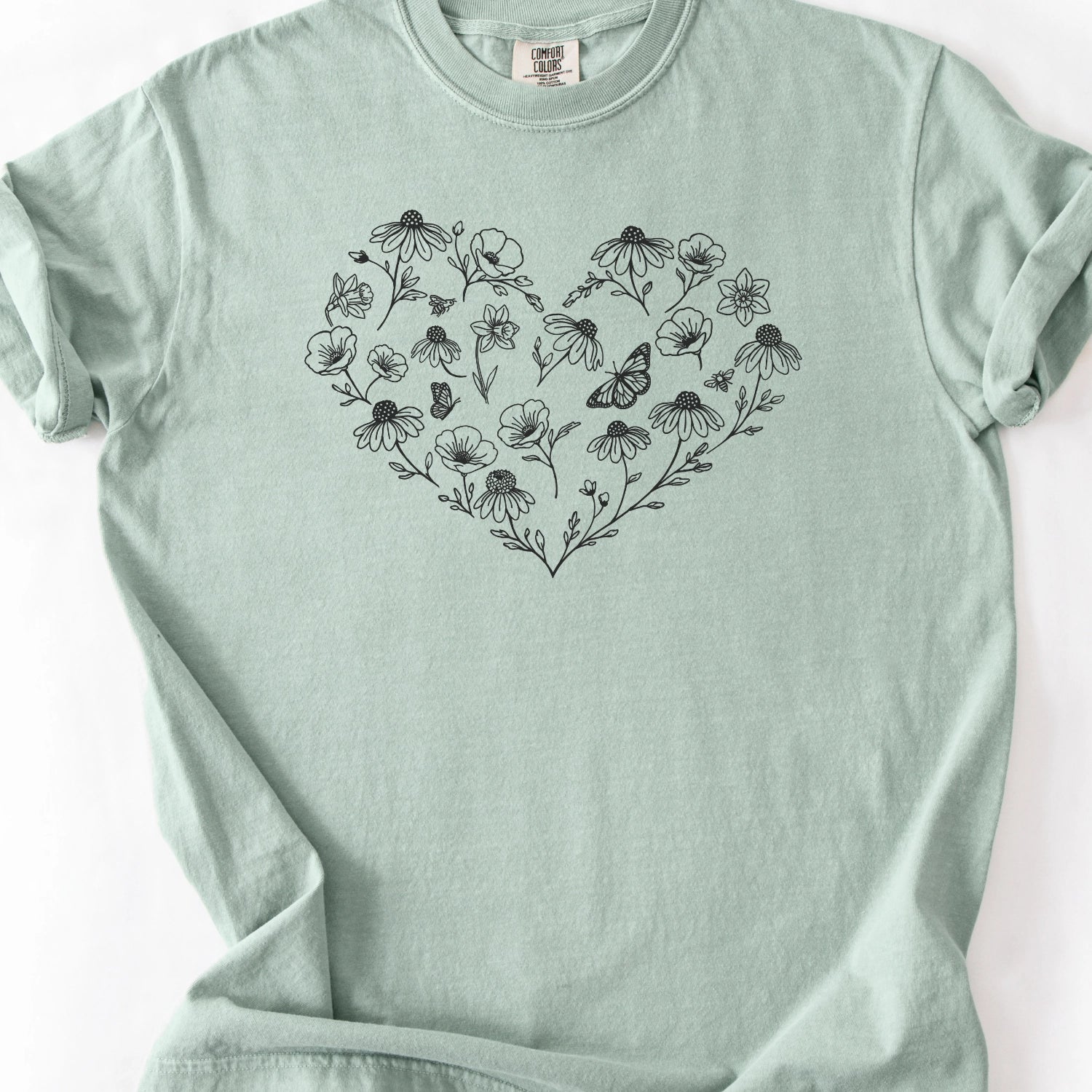 Floral Heart T-shirt