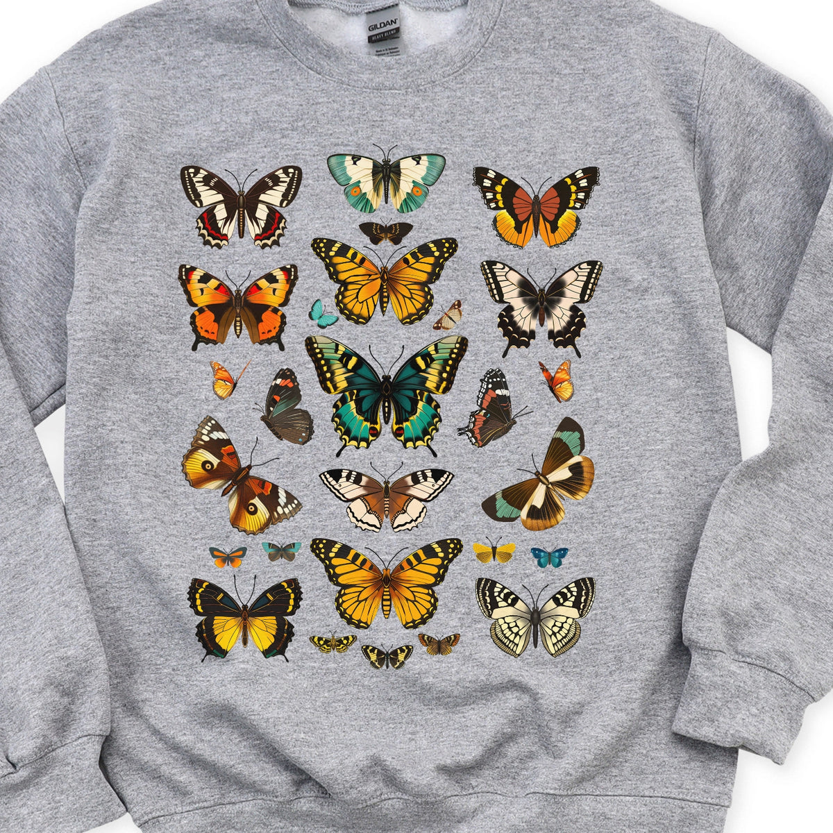 Botanic Butterfly Collage Sweatshirt