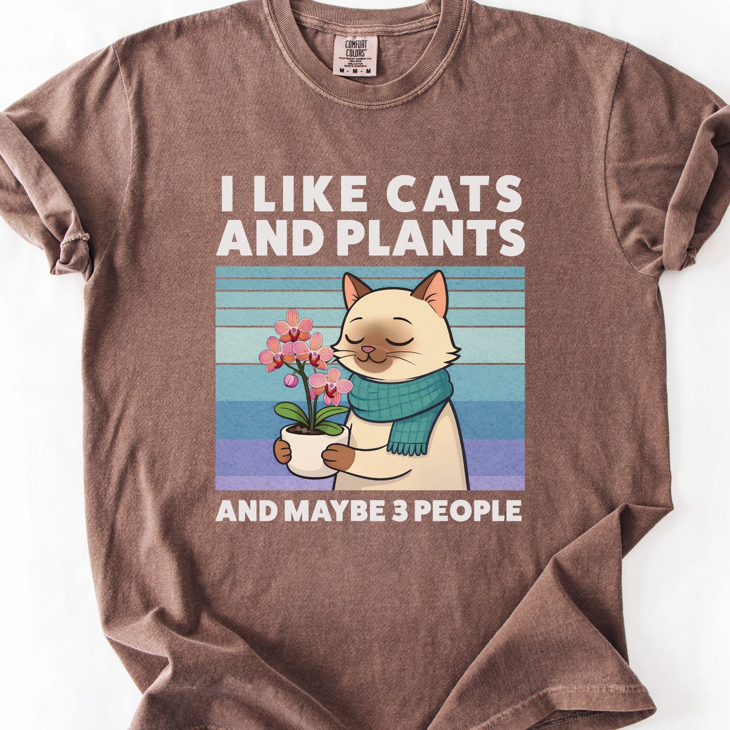 I Like Cats And Plants T-shirt