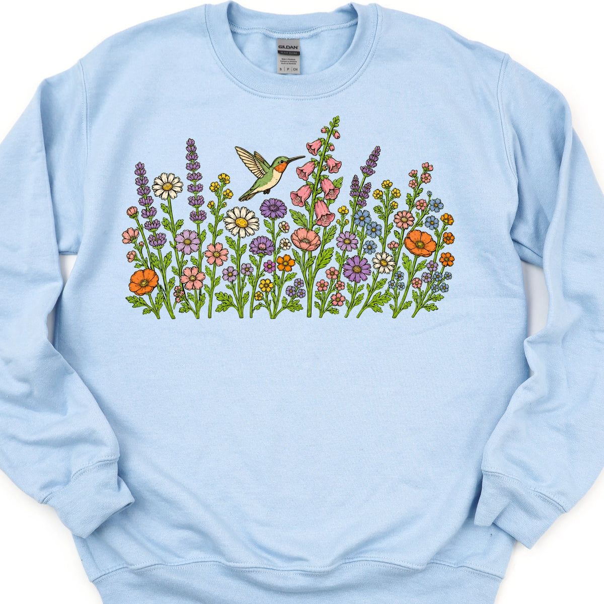 Hummingbirds & Flowers Sweatshirt