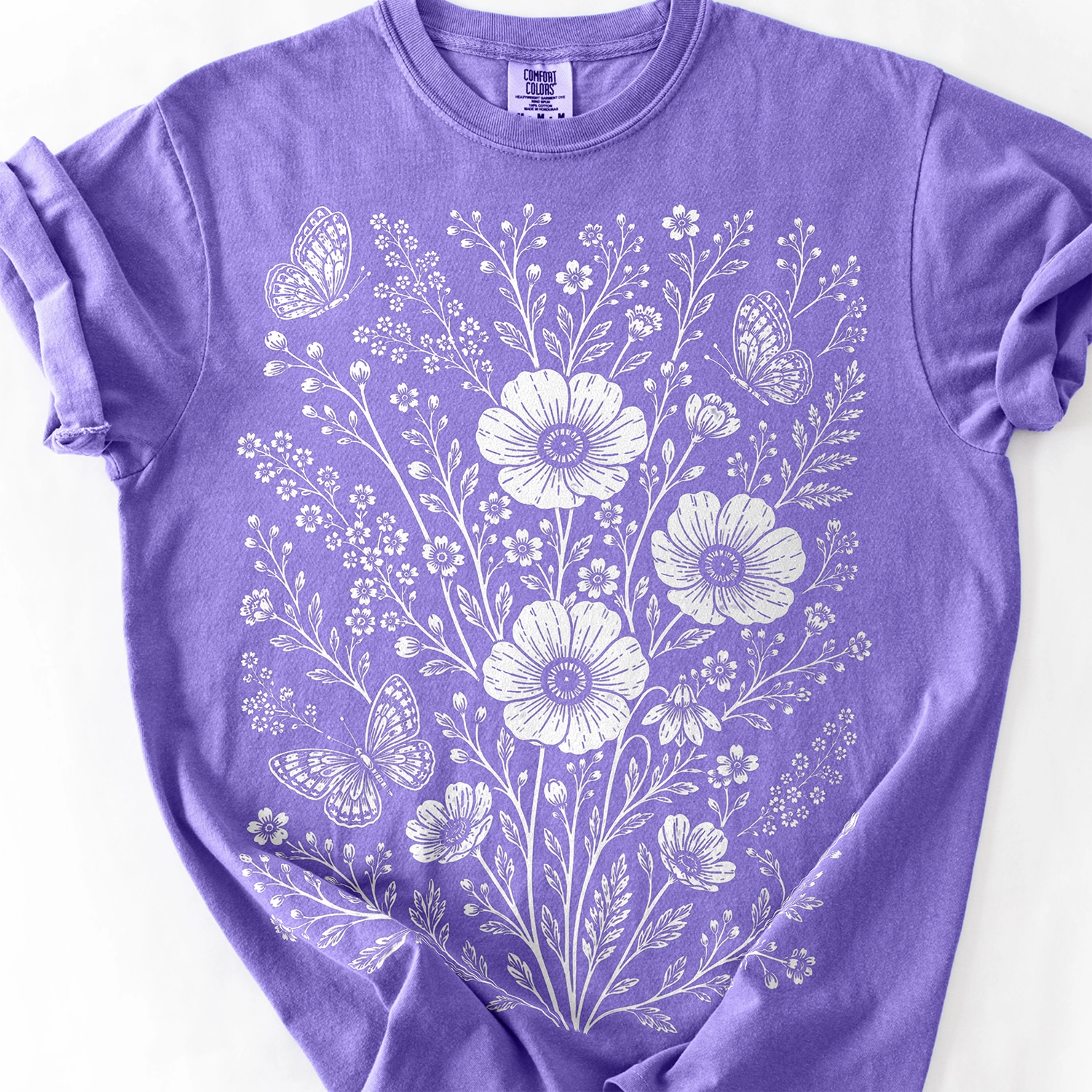Flower Collage T-Shirt