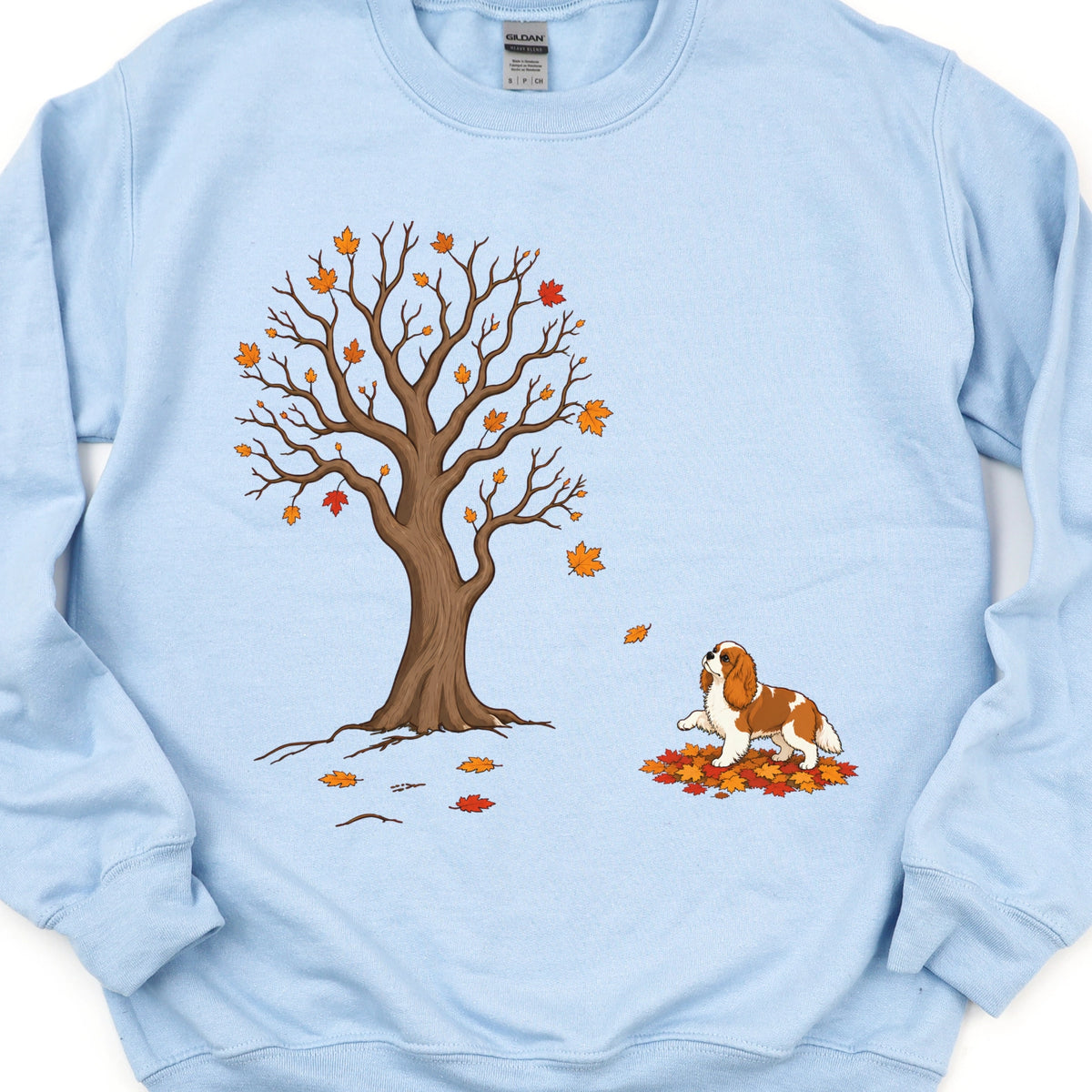 Cavalier Falling Leaves Sweatshirt