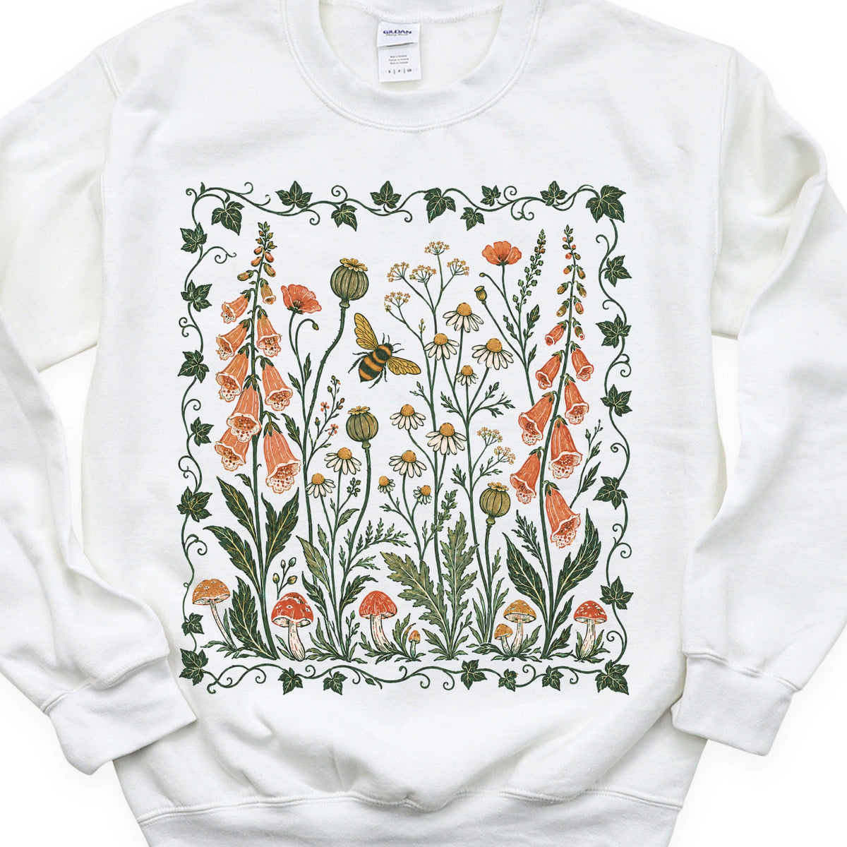Botanic Block Print Sweatshirt